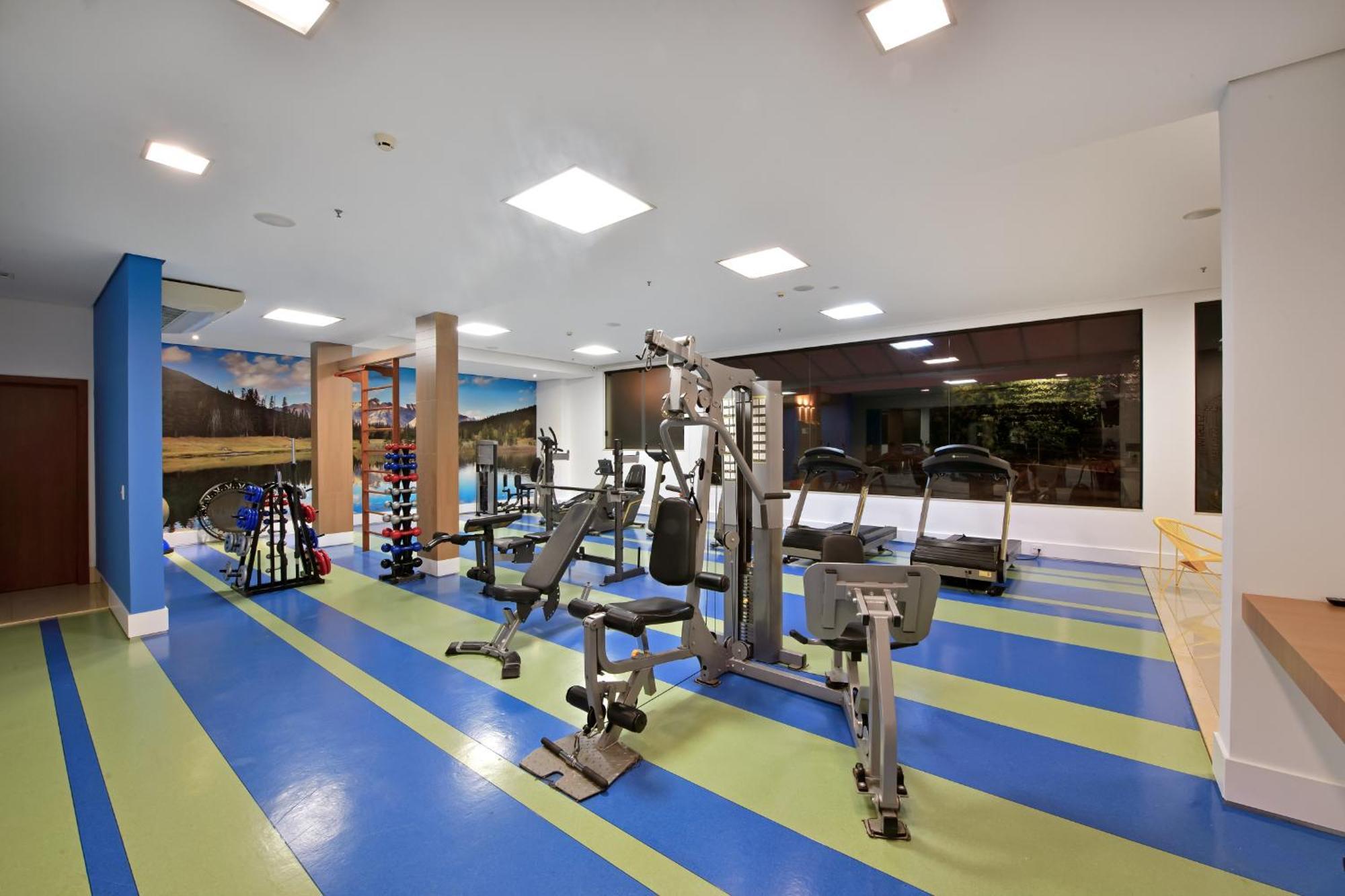 Hotel Mont Blanc Premium Ribeirão Preto Exteriör bild The gym at the hotel